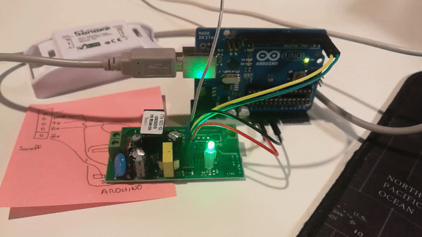 Flashing a Custom Firmware to Sonoff wifi switch with Arduino IDE